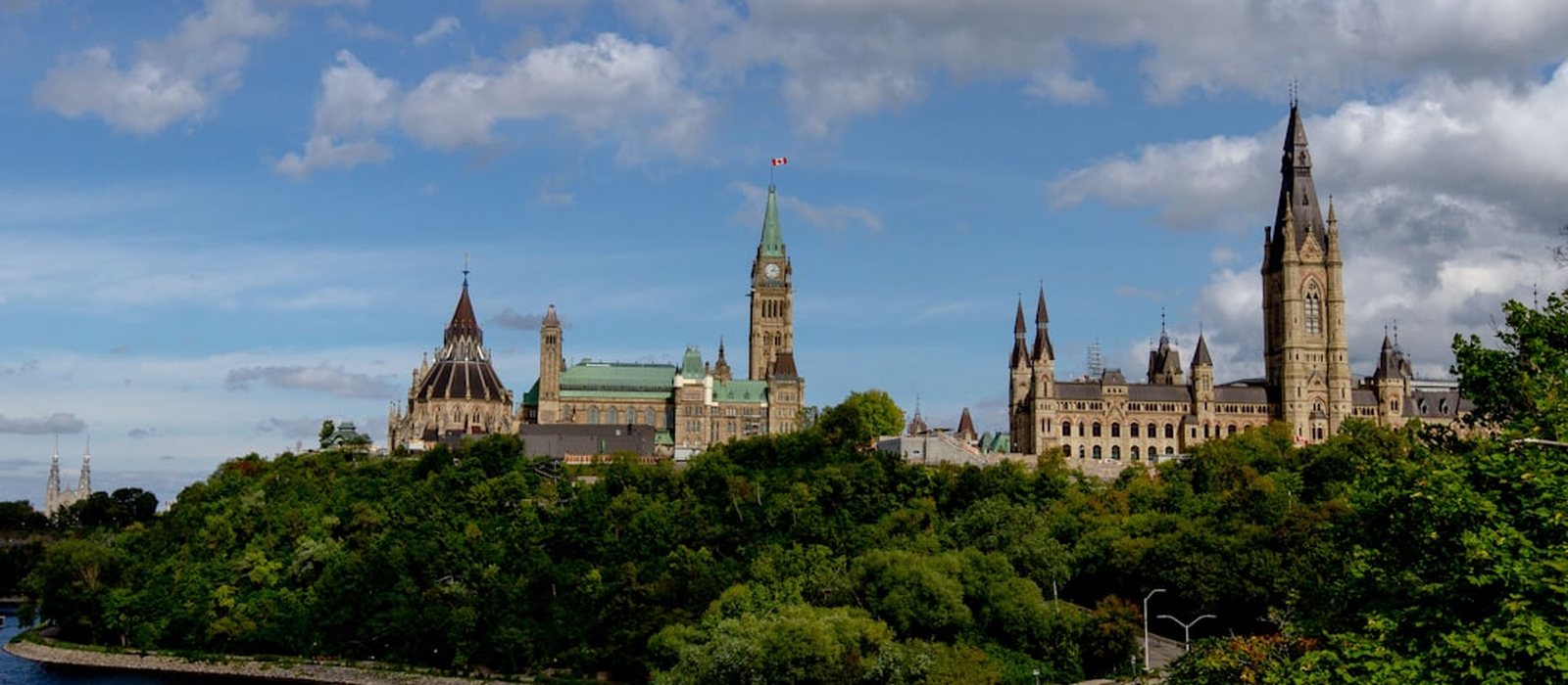 Ottawa river and skyline